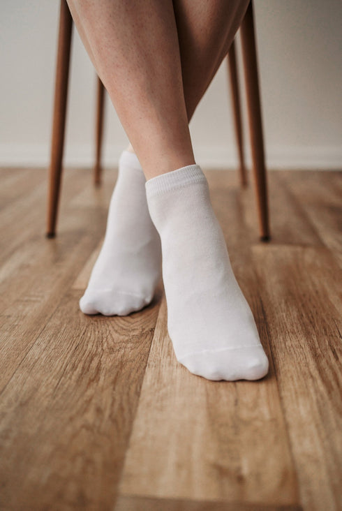 Essentials Low Cut Blue Barefoot Socks