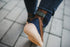 York Navy, Brown & Beige Barfota Vinterskor, Stl 36-47