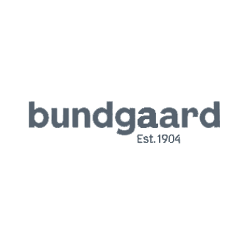 Logotyp för varumärket Bundgaard som tillverkar barfotaskor.