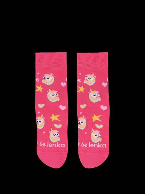 Crew Socks Enhjørning og Dinosaur