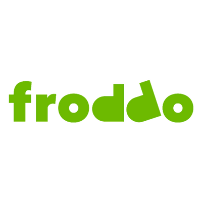 Logotyp för varumärket Froddo som tillverkar barfotaskor.