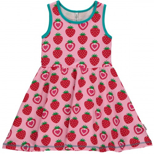 Strawberry Dress | Barnklänning i storlek 68-80