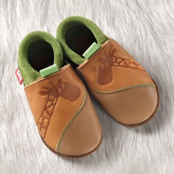 Giraffe Barefoot Shoes/Slippers, Size 20-33