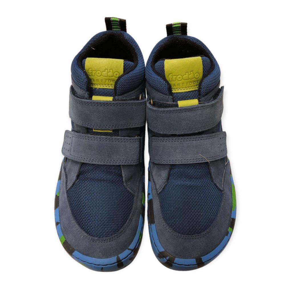 Barefoot Autumn High Sneakers Blue, Stl 31-35