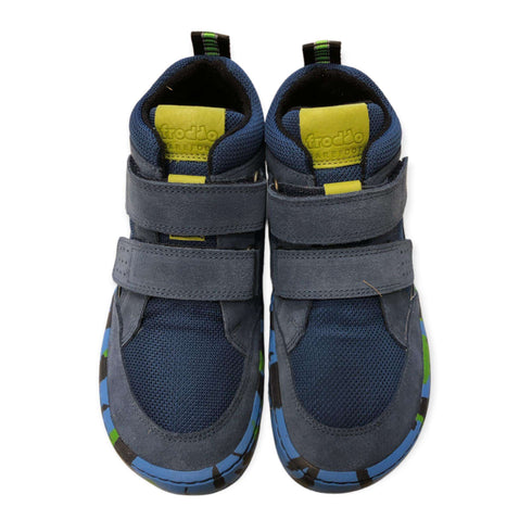 Barefoot Autumn High Sneakers Blue, Stl 31-35