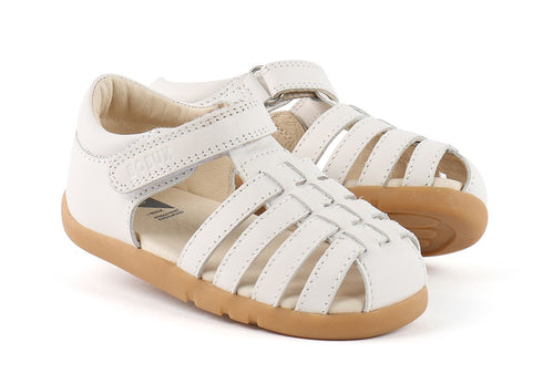 Skip White Barefoot Sandals, Size 27-33