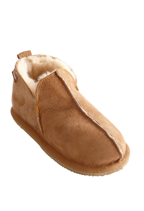 Marsielle Chestnut Fårskinnstofflor