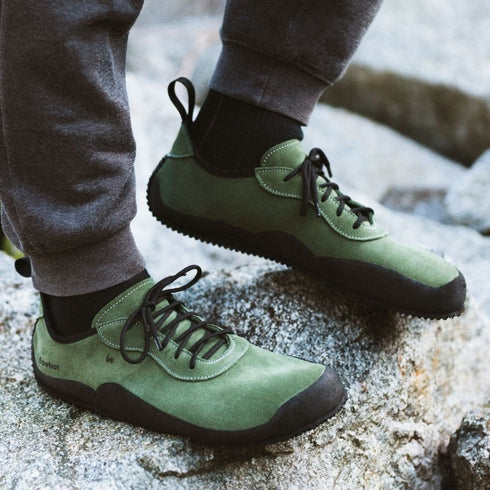 Trailwalker Olive Green Barefoot Shoes (Adults), Size 36-47