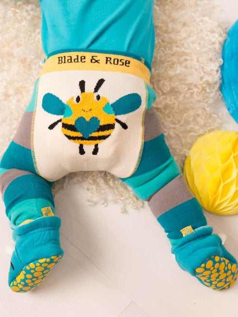 Buzzy Bee Leggings, Stl 0-4 år