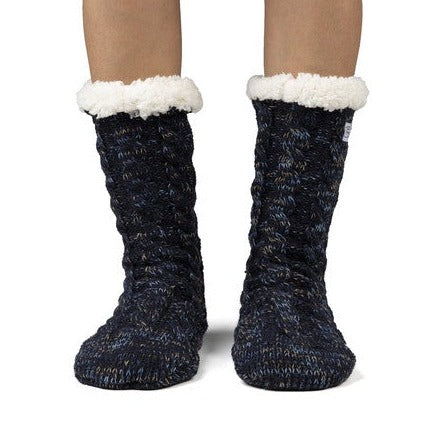 Hyggelig lang strik med Fleck Dye Yarn Sok, Stl One Size 36-41 (voksne)