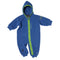 Jumpsuit för små barn i fleece från Isbjörn of Sweden som heter Lynx i färgen Superhero Blue.
