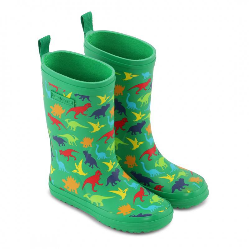 Bundgaard Wellies Cloudy Green Dino Barefoot shoes